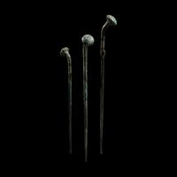 Three Anatolian Bronze Dress Pins