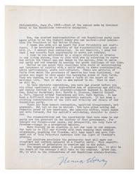 [POLITICS]. A large group of political ephemera from the 1920s-1940s.