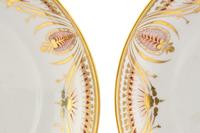 A Near Pair of Barr, Flight and Barr Porcelain Armorial Plates