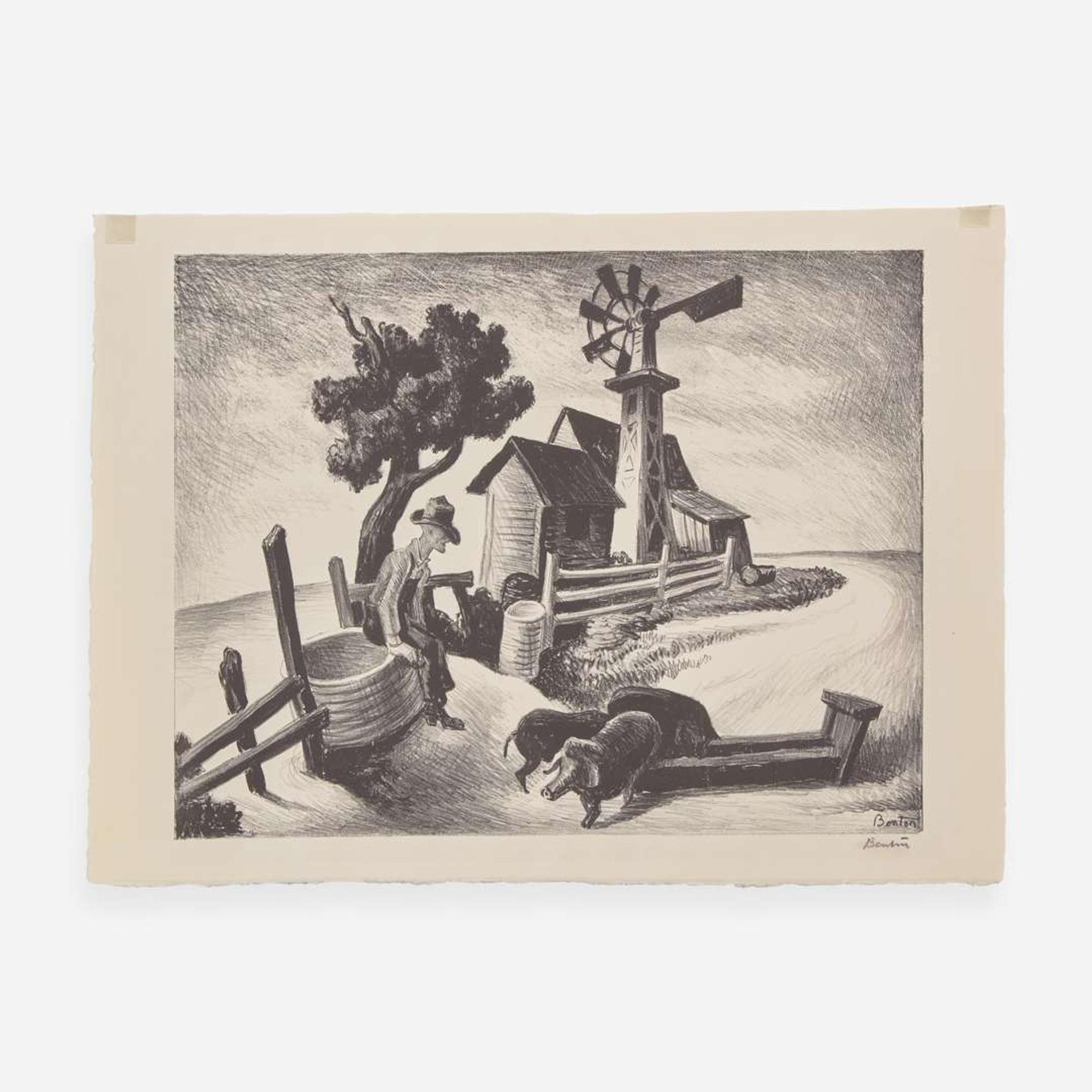 [Prints] Benton, Thomas Hart Homestead (In the Ozarks)
