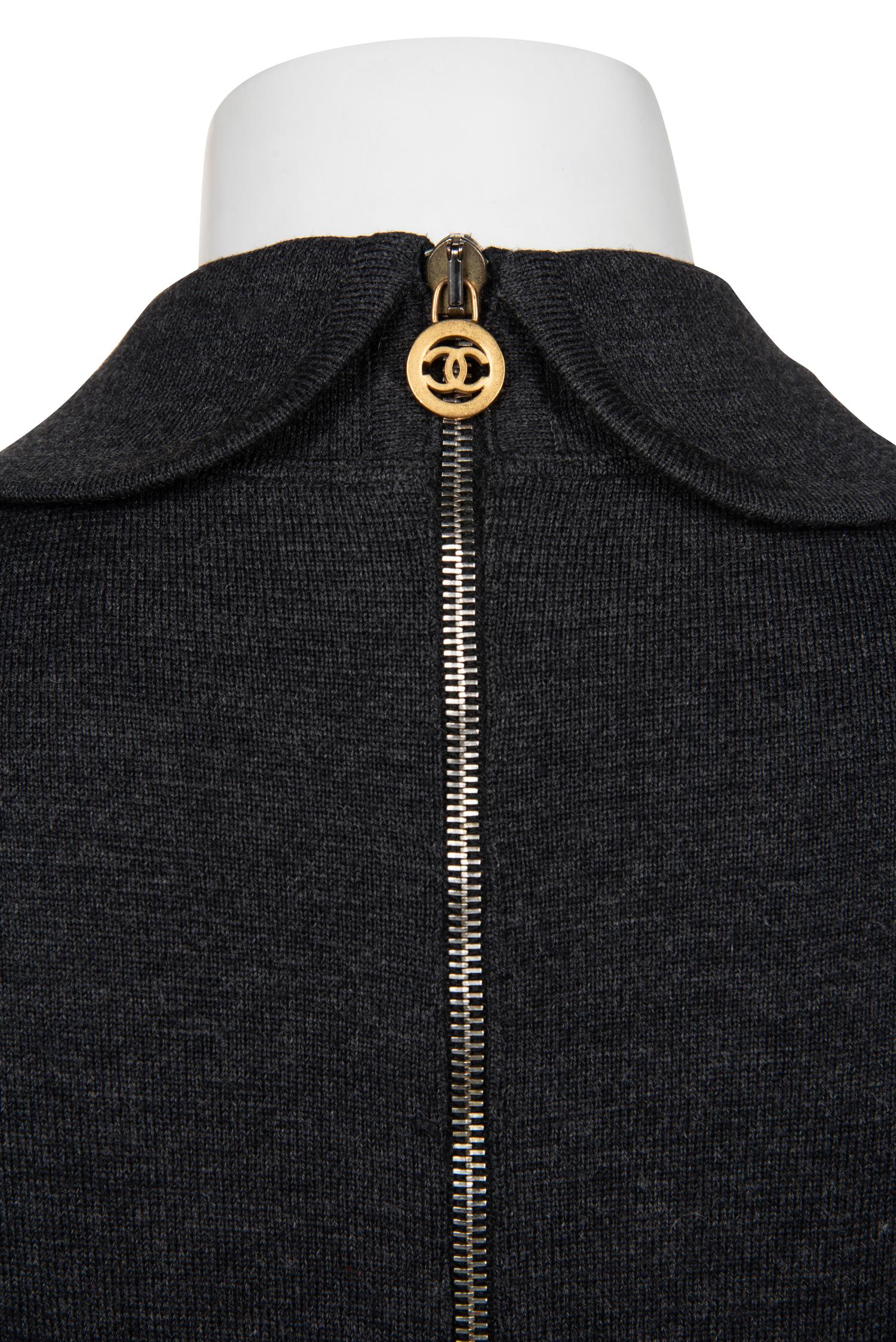 Chanel Knit Tunic and Skirt Ensemble, c.1990