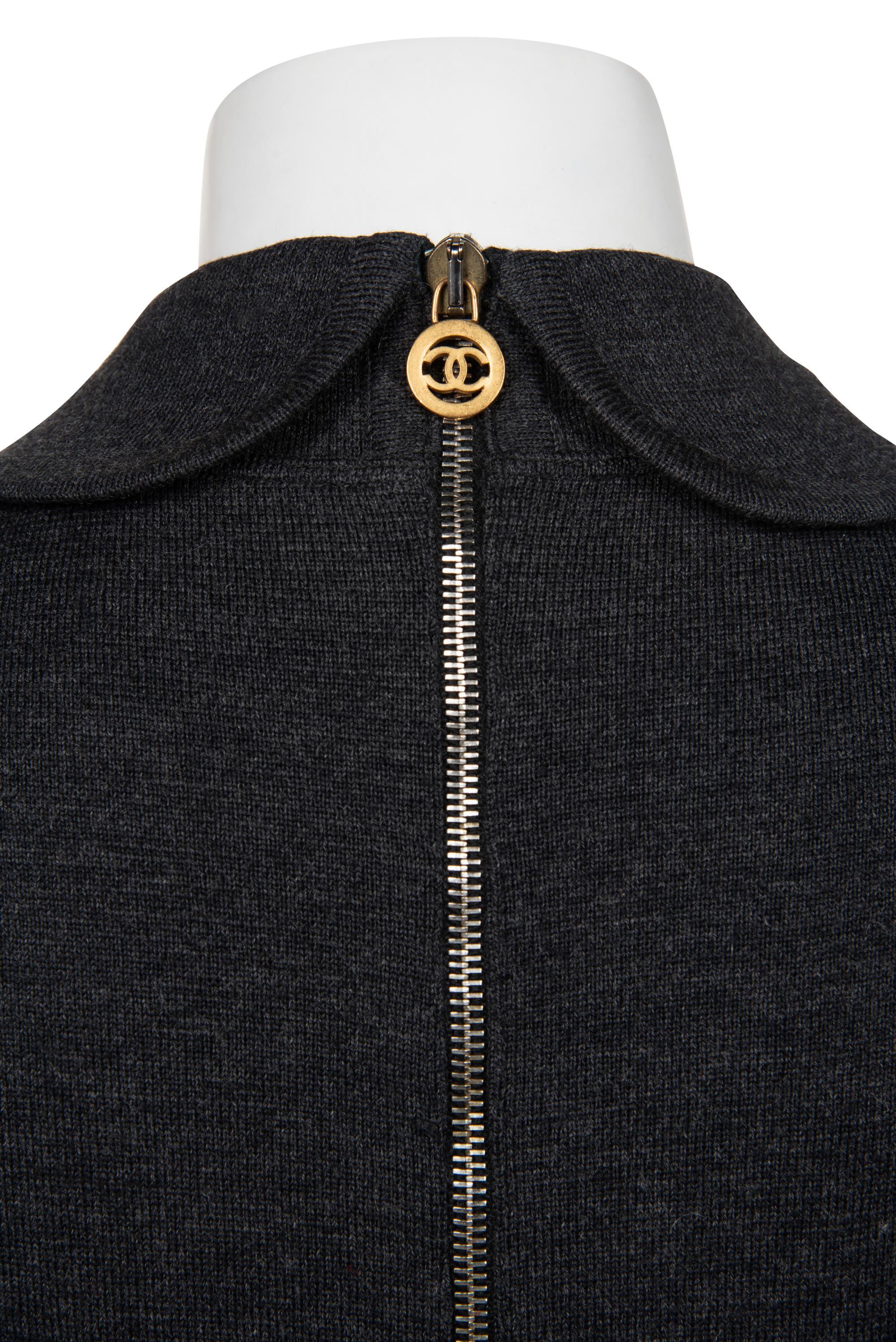 Chanel Knit Tunic and Skirt Ensemble, c.1990