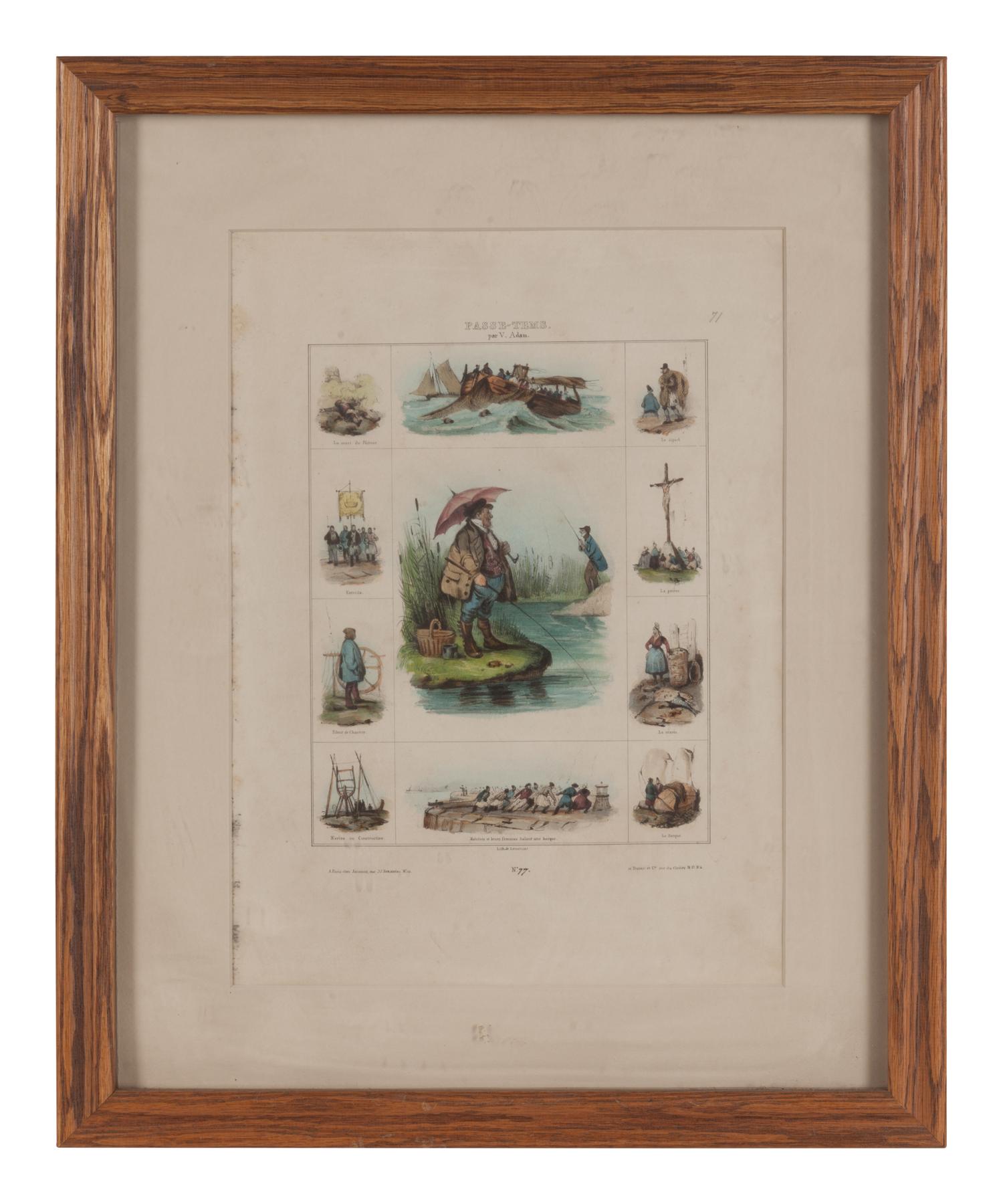Seventeen French Lithographs