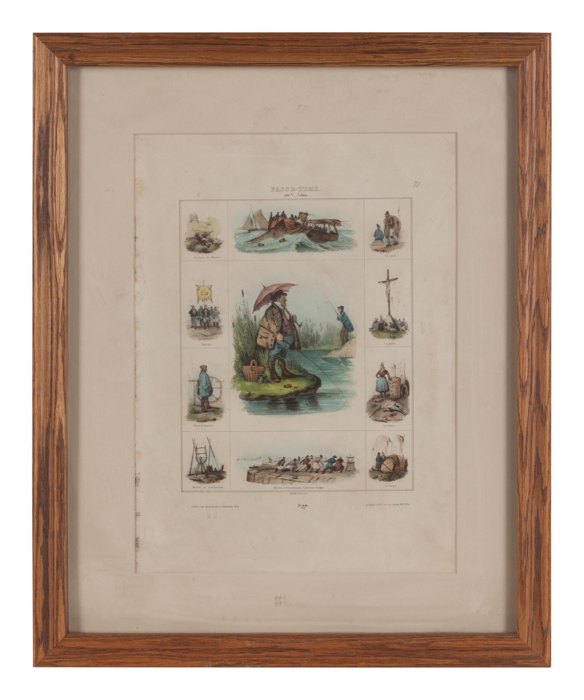 Seventeen French Lithographs