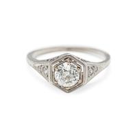 ANTIQUE, DIAMOND RING
