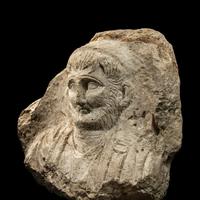 A Palmyrene Limestone Bust of a Man