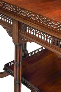 An English Mahogany Silver Table