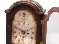 A George III Brass Mounted Mahogany Bracket Clock