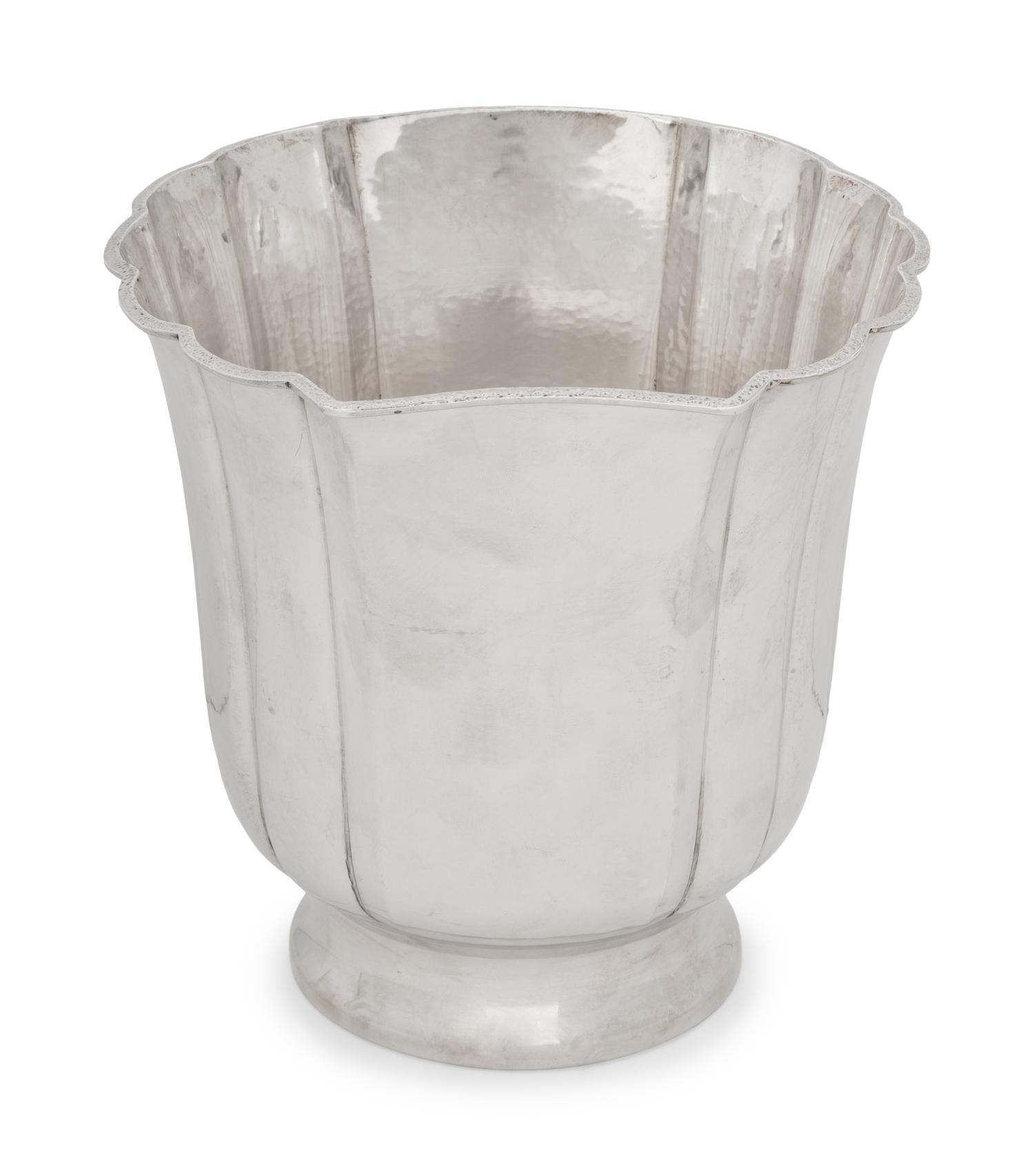 A Buccellati Silver Vase