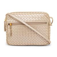 Bottega Veneta, Metallic Intrecciato Shoulder Bag