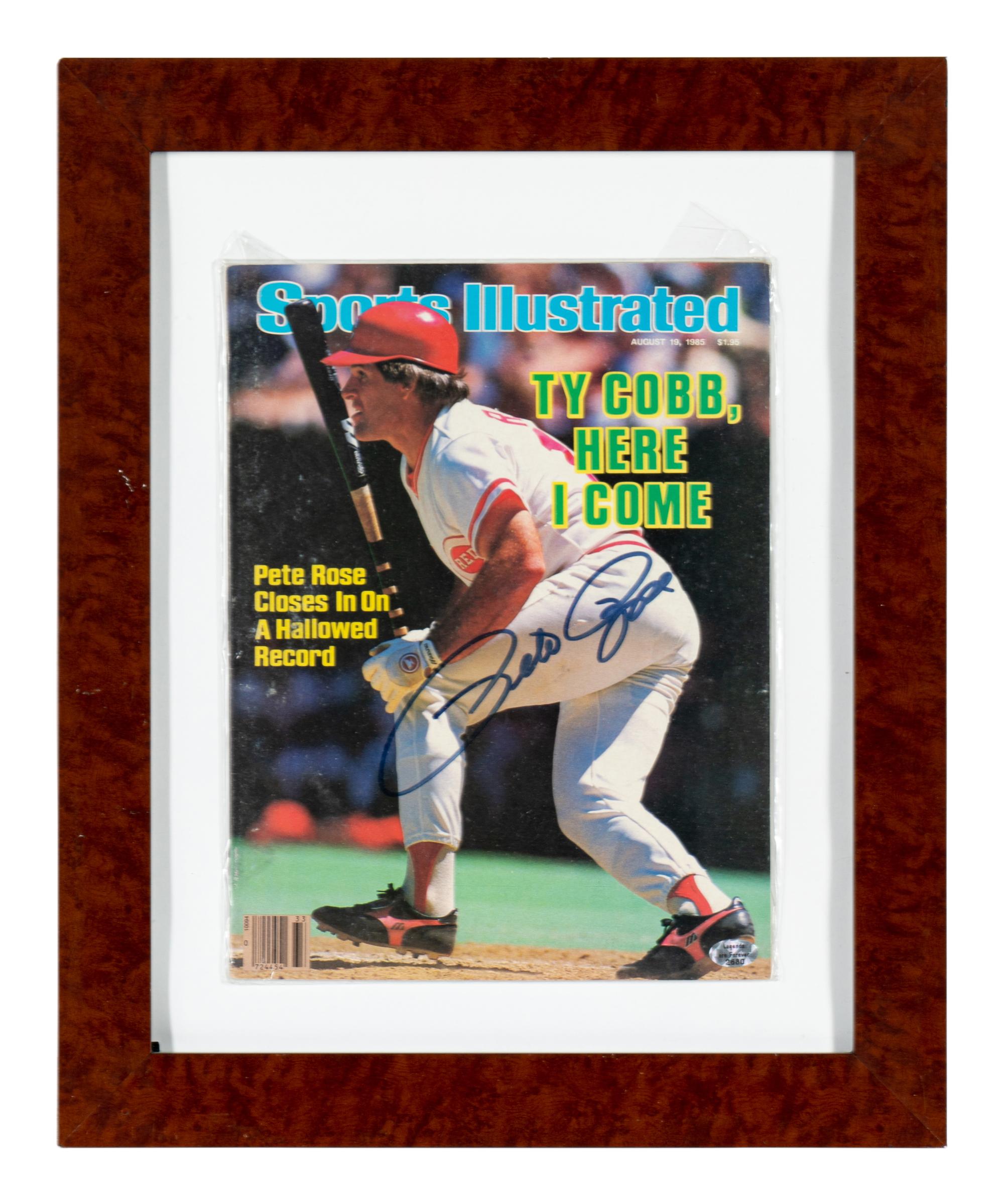 A Large Group of Pete Rose Items Including Multiple Autographs and Full Ticket from 4,192 Career Hit Game,