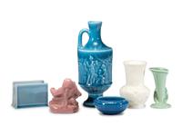 Six Rookwood Pottery Table Articles