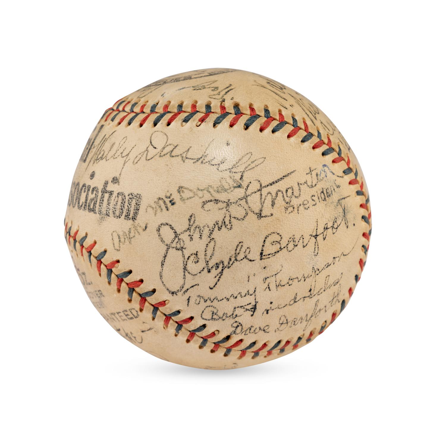A 1931 Chattanooga Lookouts Team Signed Autograph Baseball