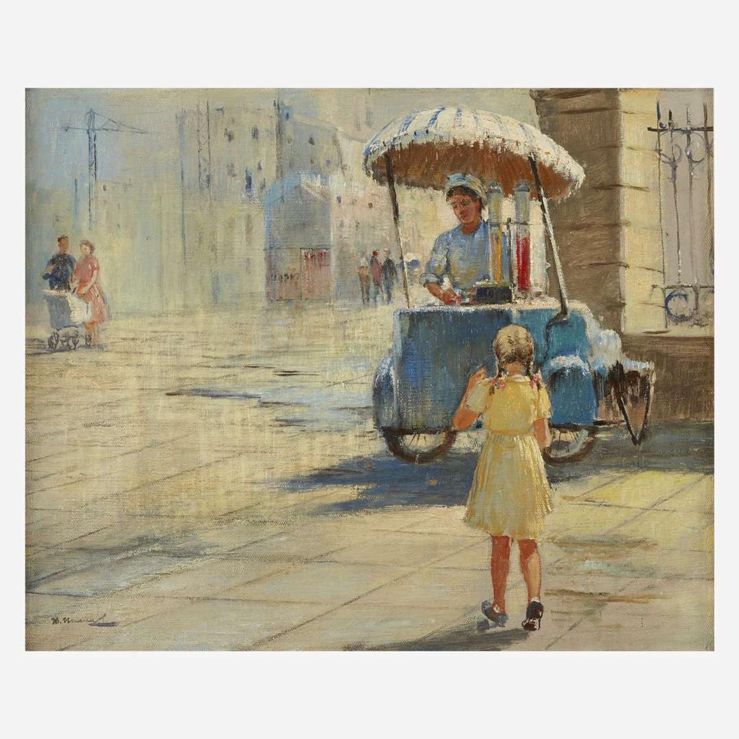 Yuri (Georgiy) Ivanovich Pimenov (Russian, 1903–1977) The Lemonade Stand