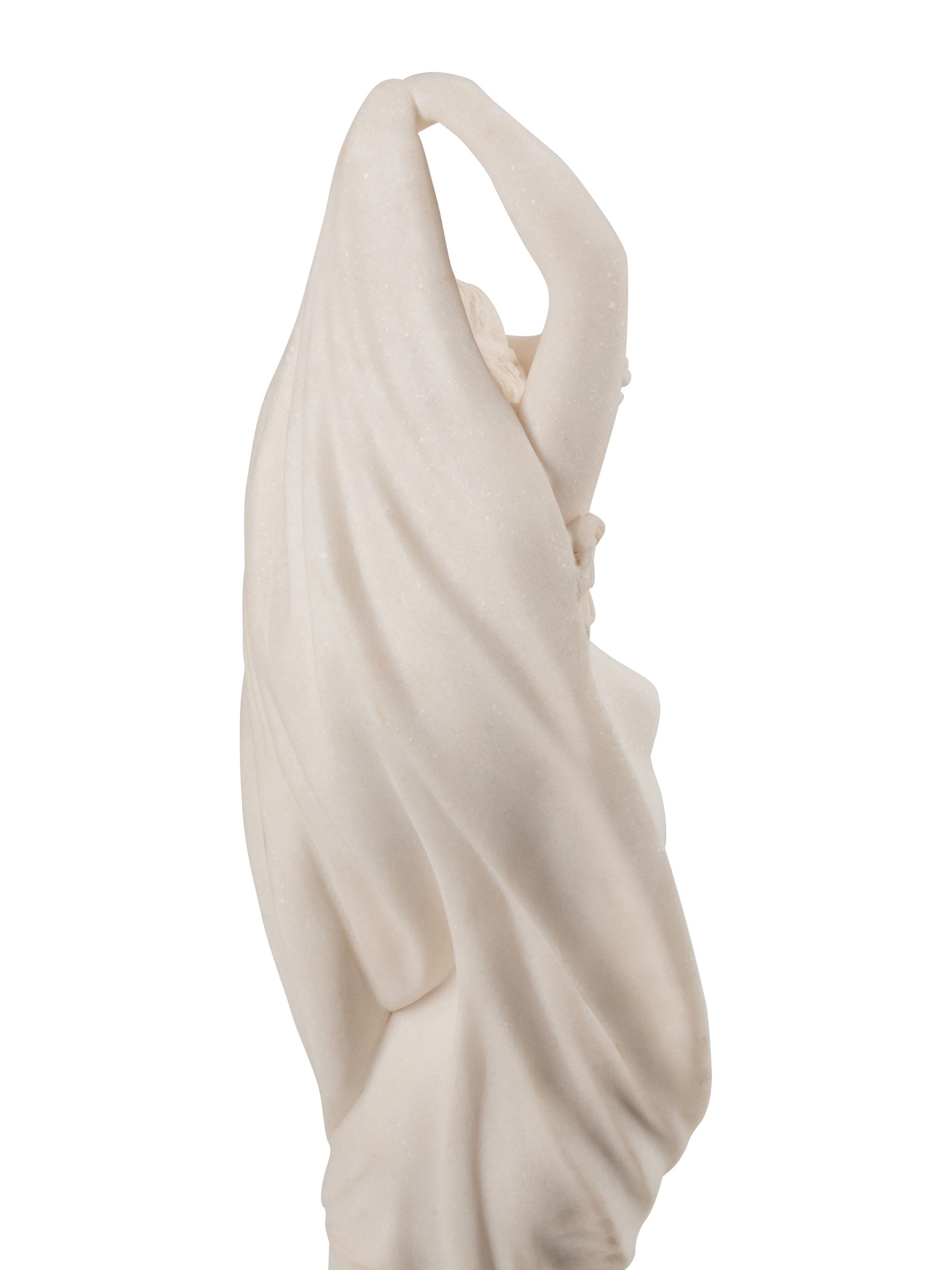 A Pair of Continental Marble Figural Groups