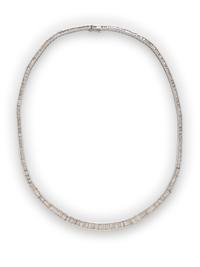 PLATINUM AND DIAMOND NECKLACE