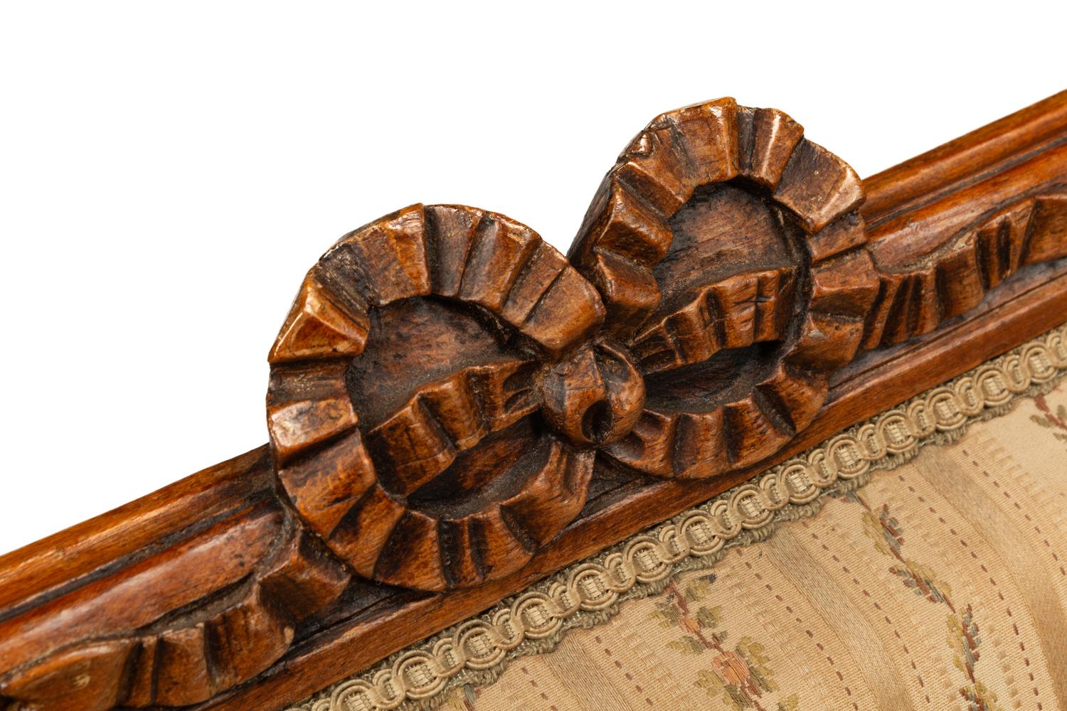 A Set of Four Louis XVI Beechwood Fauteuils