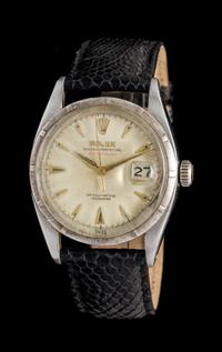 A Stainless Steel Ref. 6305 Oyster Perpetual Wristwatch, Rolex, Circa 1953,