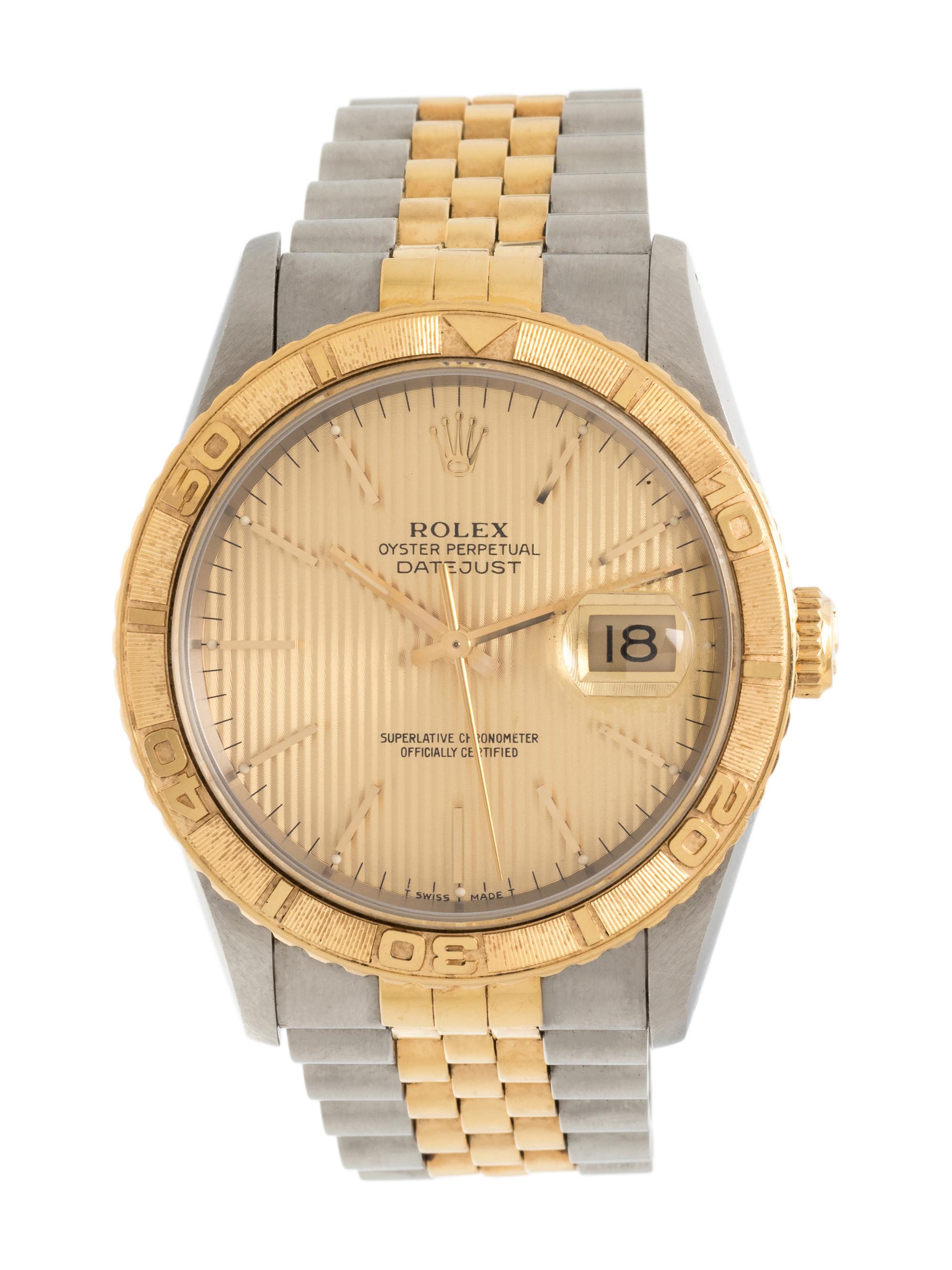 ROLEX, REF. 16263 STAINLESS STEEL AND 18K YELLOW GOLD 'OYSTER PERPETUAL DATEJUST TURN-O-GRAPH THUNDERBIRD' WRISTWATCH, CIRCA 1991