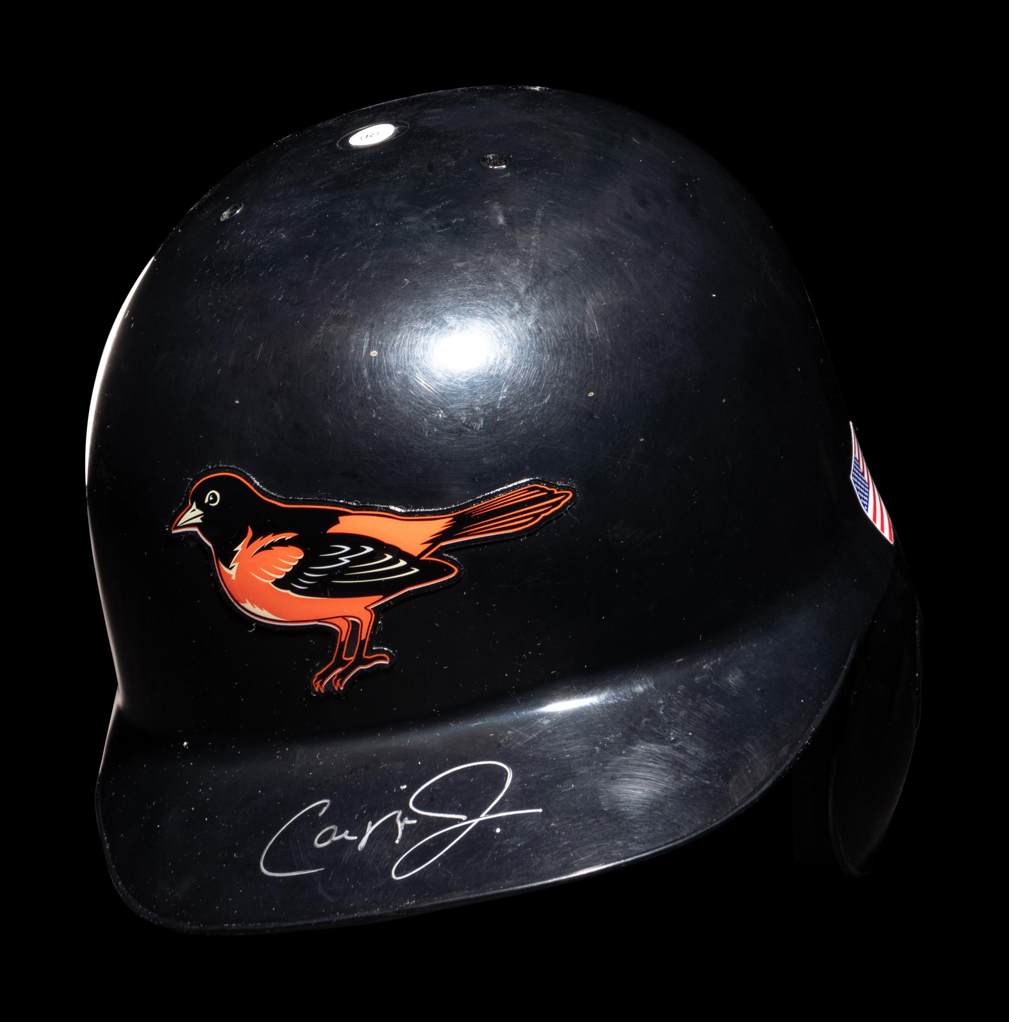 A Cal Ripken Jr. Signed Autograph Baltimore Orioles Batting Helmet (Ripken Hologram),