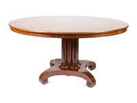 An English Mahogany Tilt-Top Breakfast Table