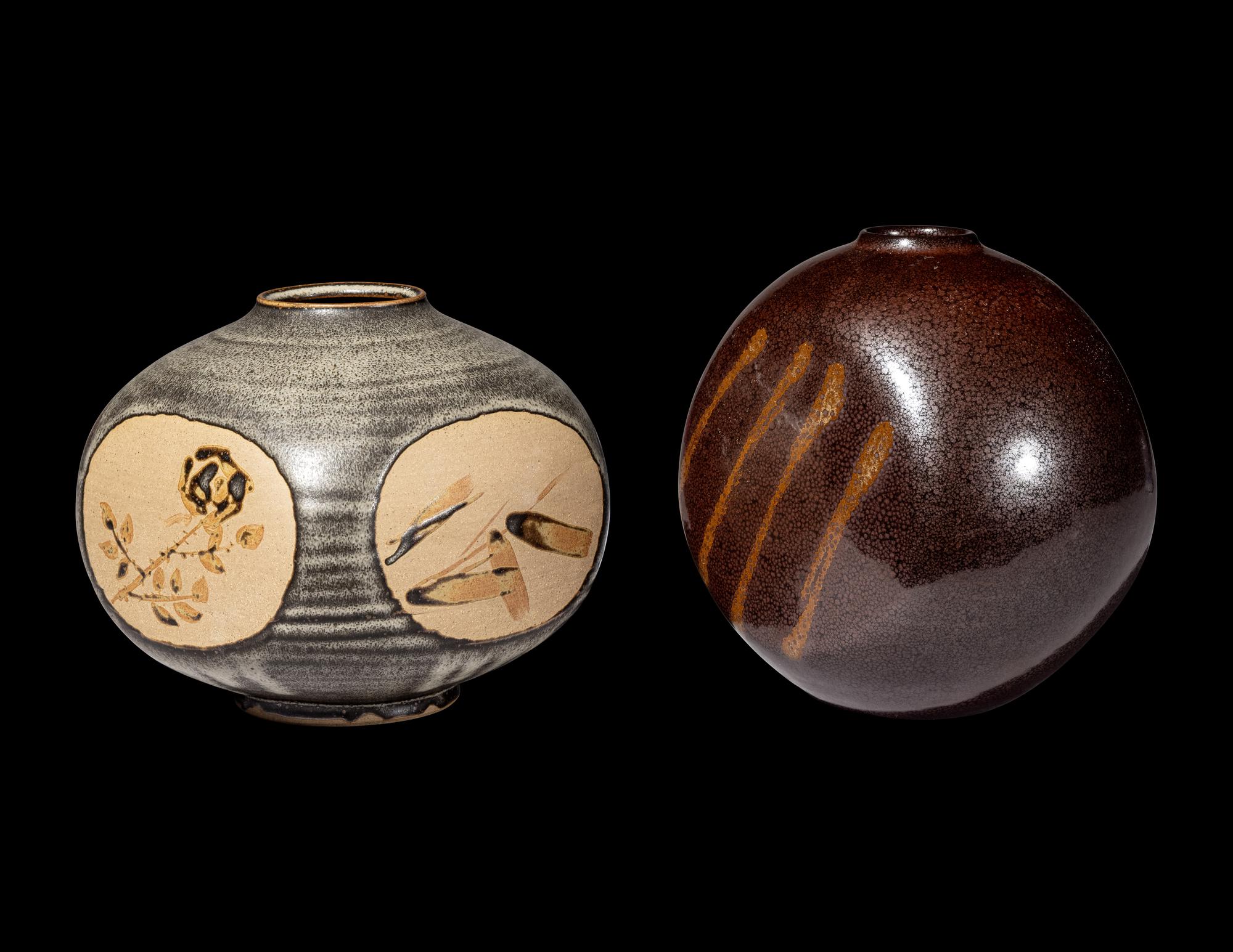 Two Japanese Studio Pottery Vases