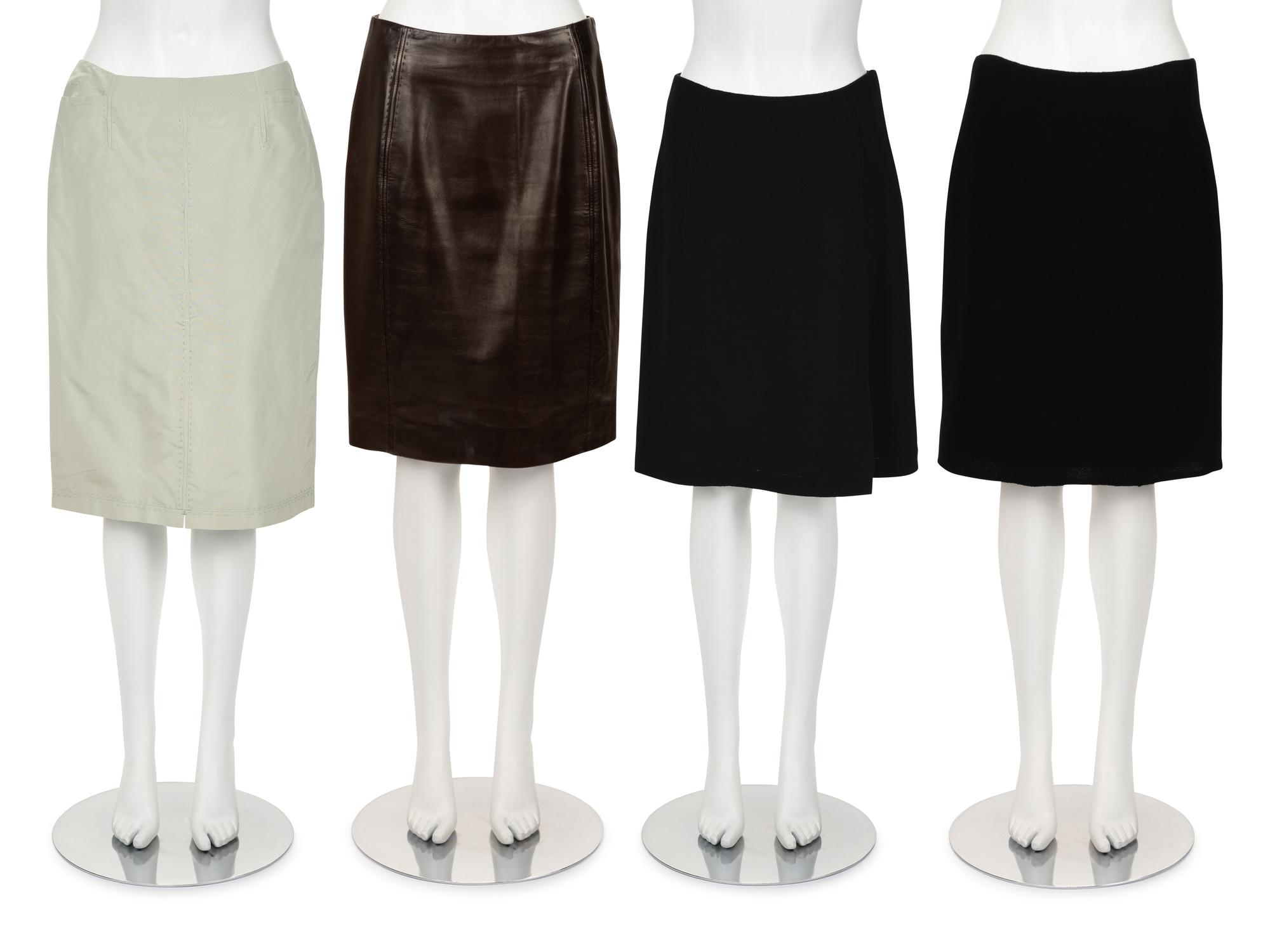 Four Chado Ralph Rucci Skirts, 2000-2010s