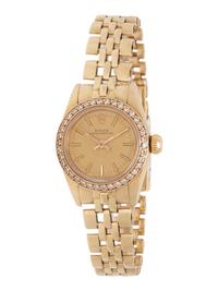 ROLEX, REF. 67197 14K YELLOW GOLD 'OYSTER PERPETUAL' WATCH