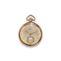 RAYMOND YARD, ANTIQUE, 14K YELLOW GOLD OPEN FACE POCKET WATCH