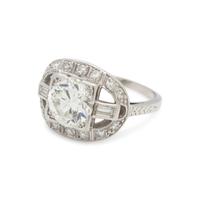 ART DECO, DIAMOND RING