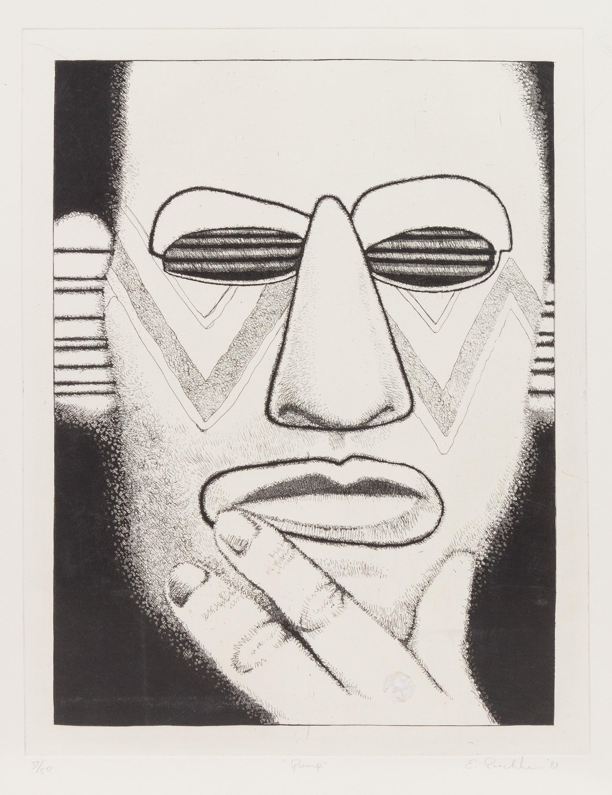 Ed Paschke, (American, 1939-2004), Pump, 1989