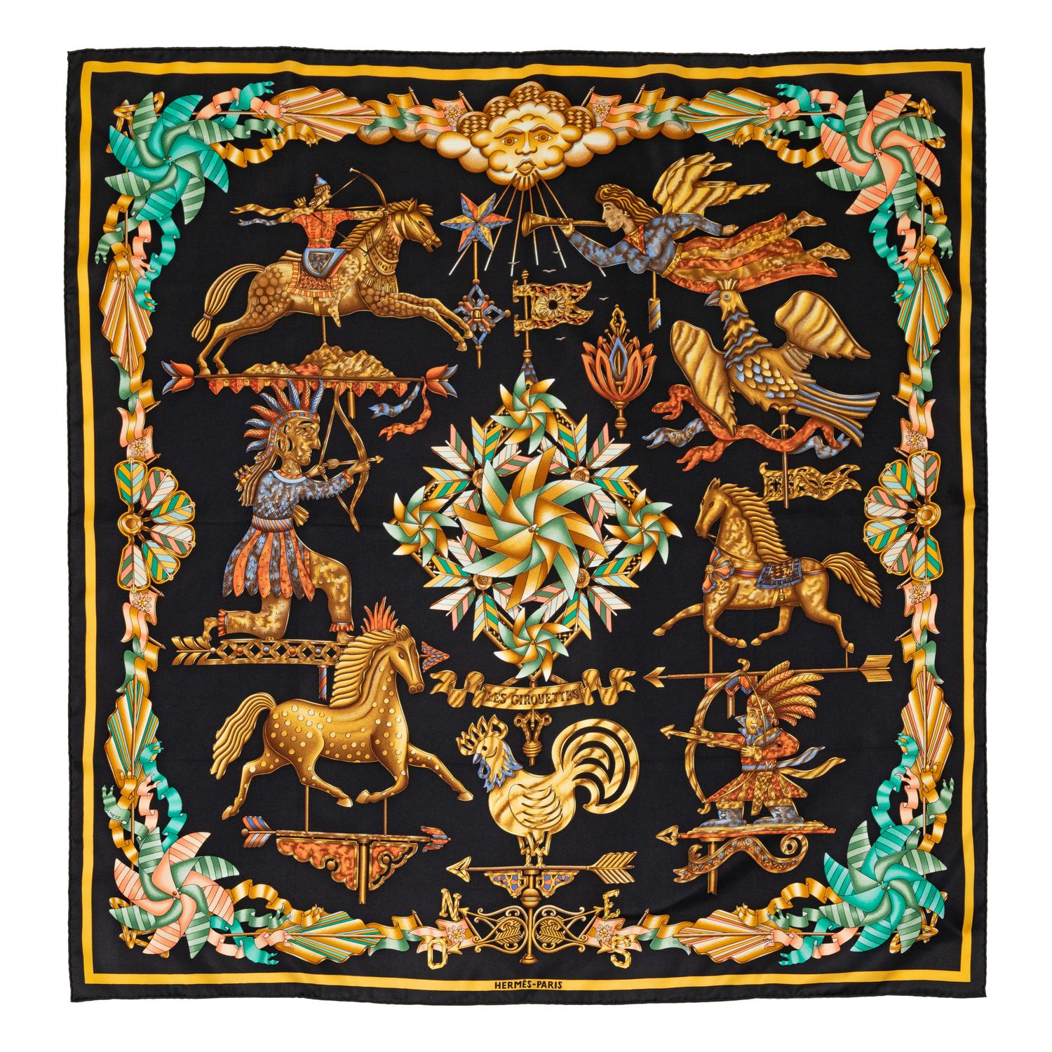 Hermès 90cm Silk Scarf