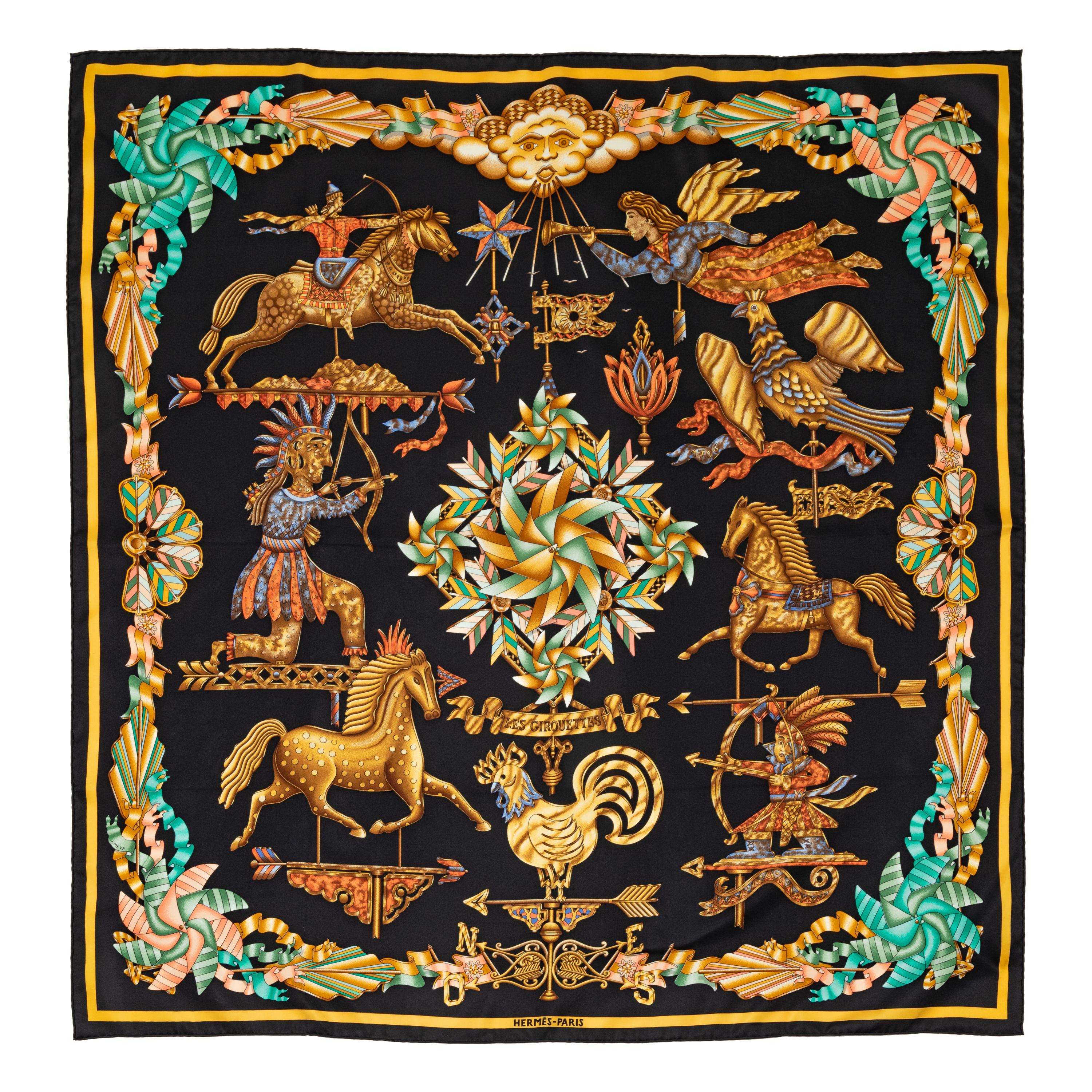 Hermès 90cm Silk Scarf
