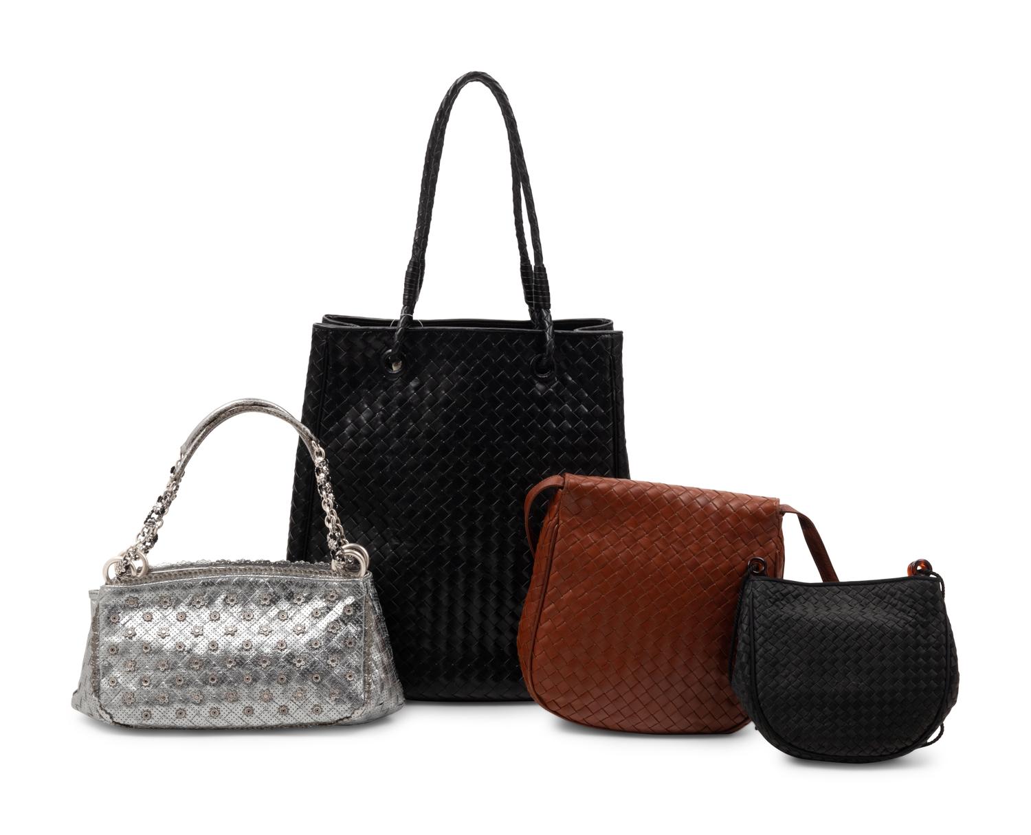 Four Bottega Veneta Intrecciato Bags
