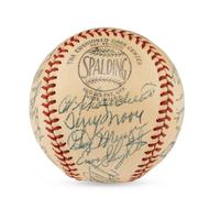 A 1947 St. Louis Cardinals Team Signed Autograph Baseball Featuring Stan Musial and Multiple Hall of Famers (JSA Letter of Authenticity),