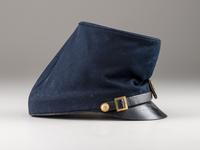 [CIVIL WAR]. McDowell-style forage cap belonging to Brigadier General Edward Paysan Chapin, KIA at the assault on Port Hudson, 27 May 1863.