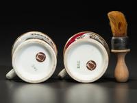 Two Porcelain Occupational Shaving Mugs