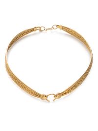 HUBERT, YELLOW GOLD COLLAR NECKLACE