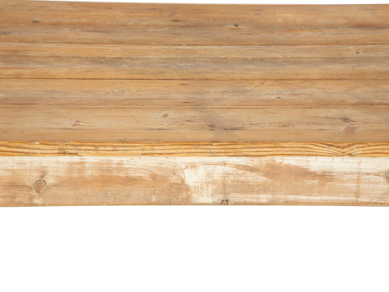 A French Partial Painted Farm Table — 20th Century