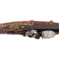 Contemporary Flintlock Jaeger Rifle in the Style of J. Hauer