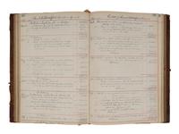 [US SUPREME COURT]. Blatchford family archive including documents, ledgers, photographs, and a silk menu signed by President Chester A. ARTHUR (1829-1886) and Supreme Court Justice Samuel Blatchford (1820-1893).
