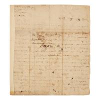 [Colonial America] Allen, Andrew. Autograph Legal Document Related to a Money Counterfeiter