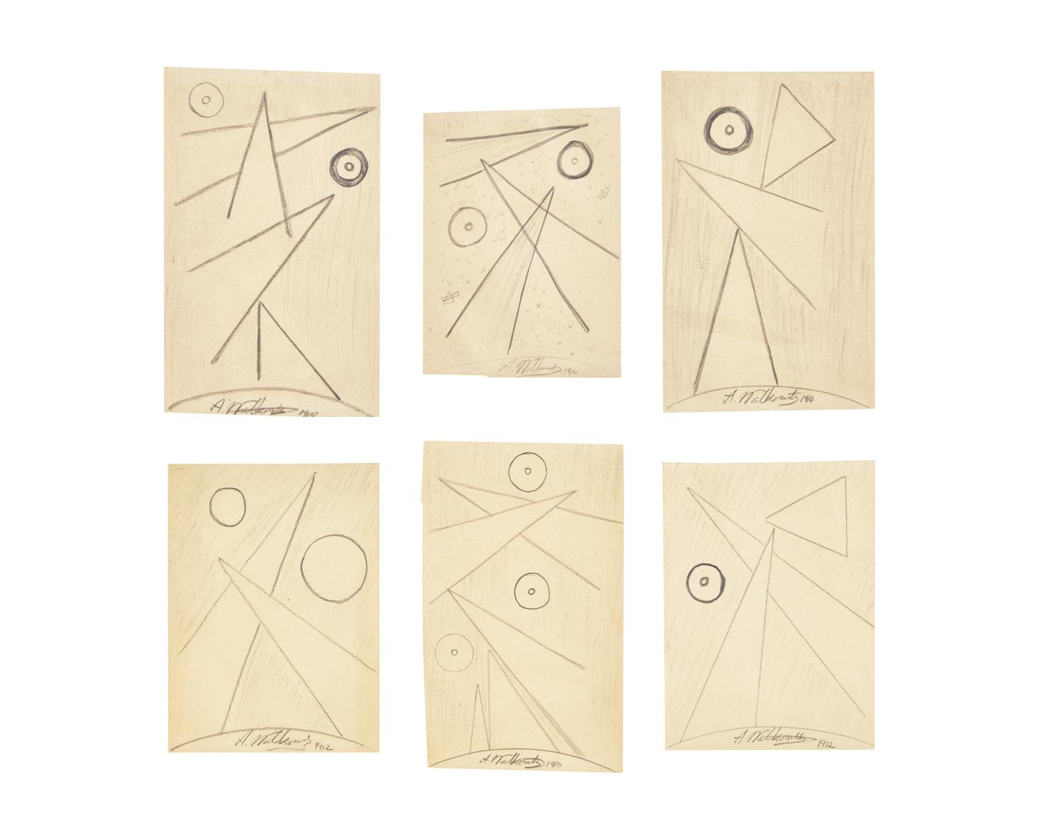 Two Sets of Three Works: Abstraction , 1906-1912 (2)