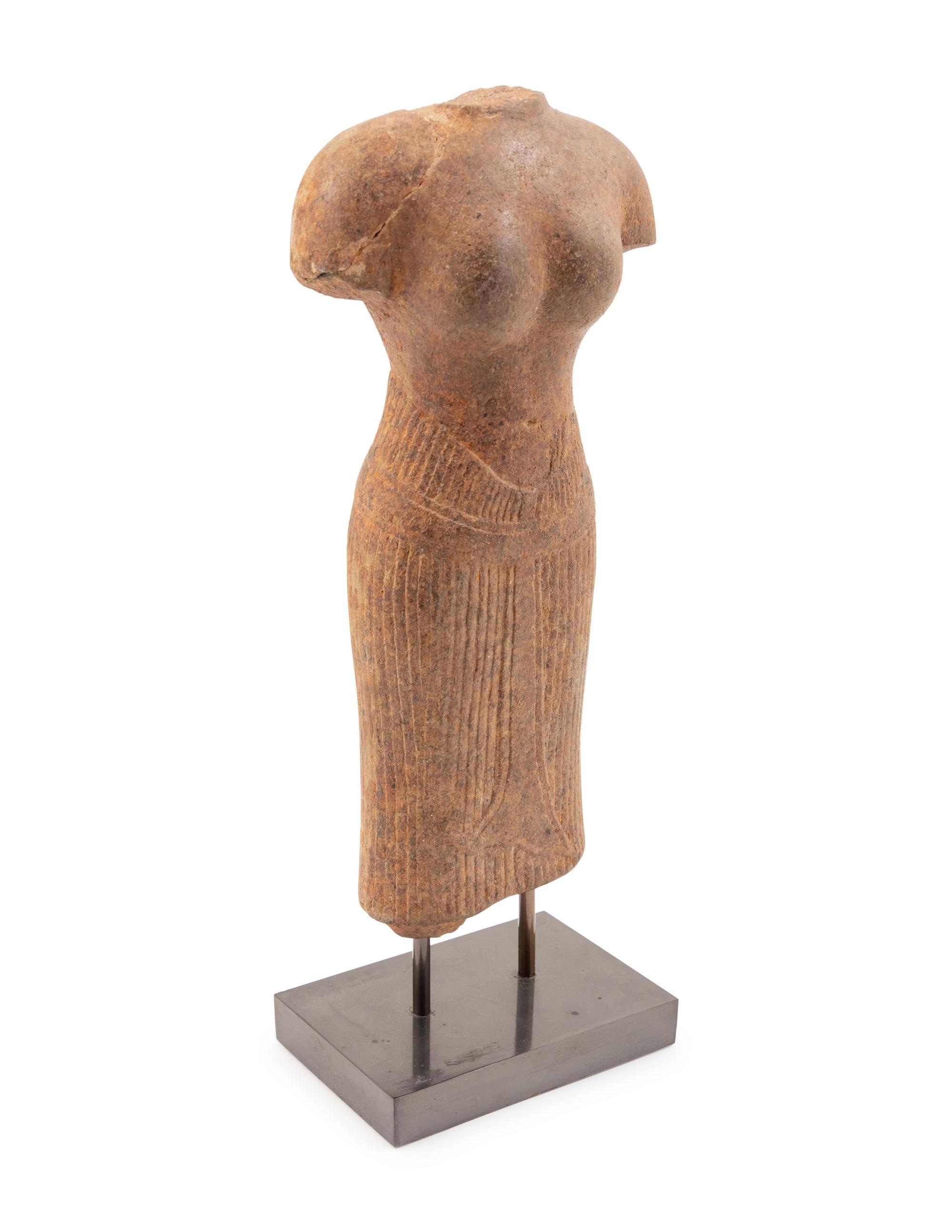 A Cambodian Stone Torso