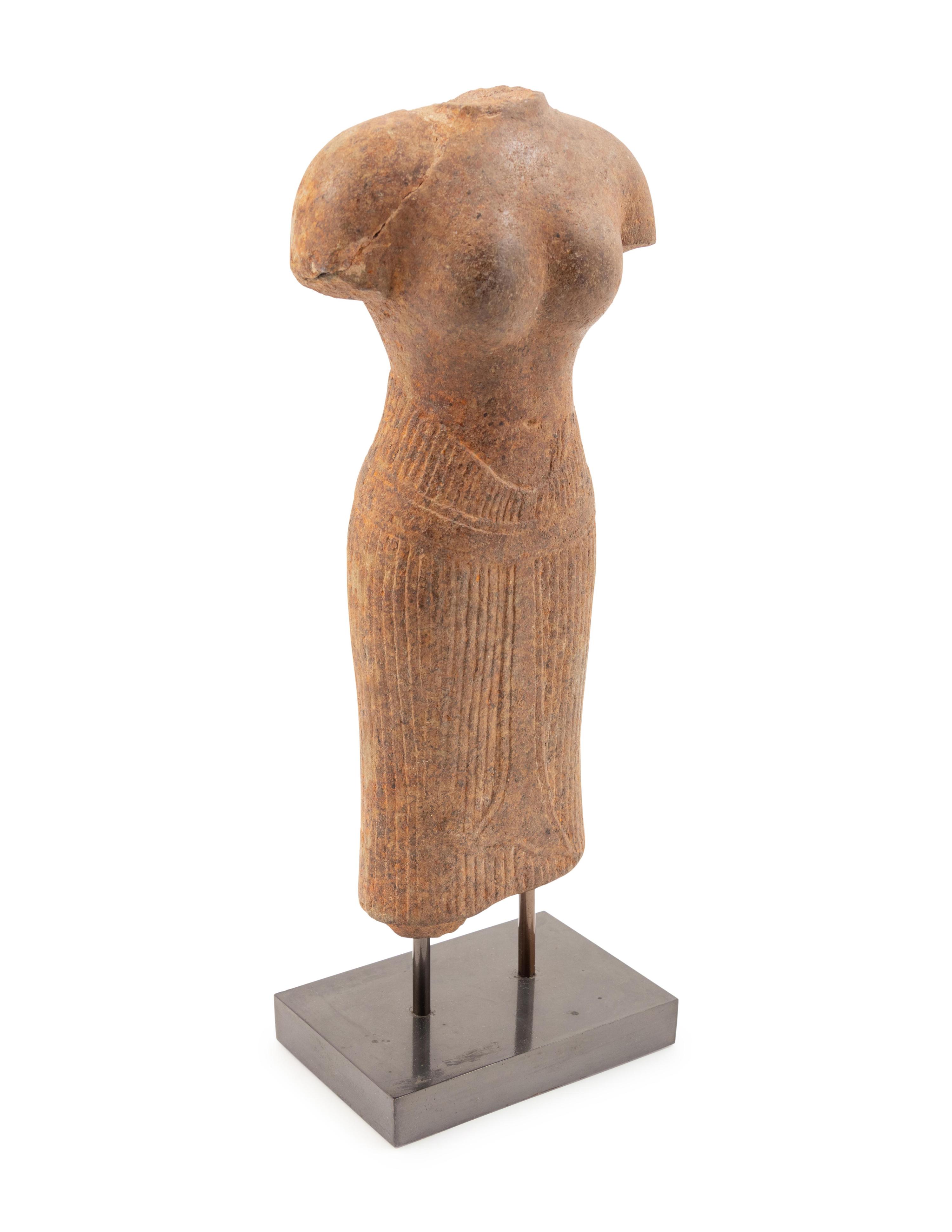 A Cambodian Stone Torso