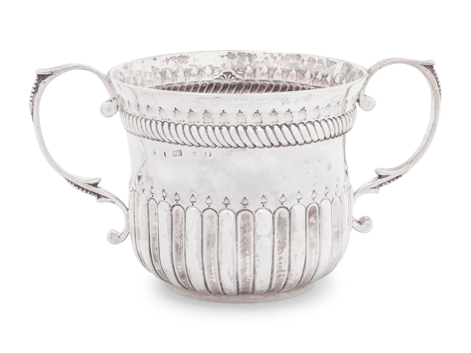 A George III Silver Caudle Cup