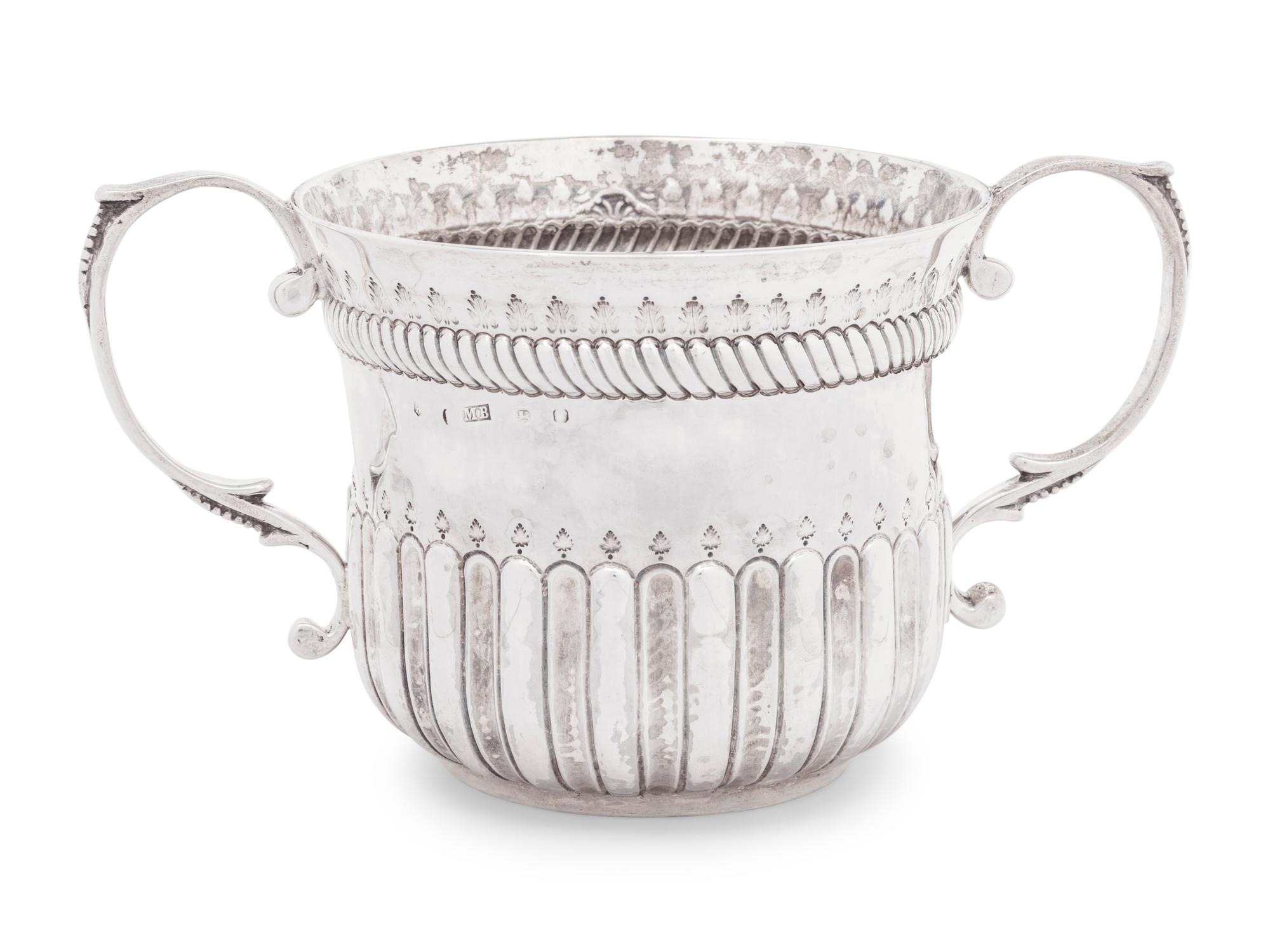 A George III Silver Caudle Cup