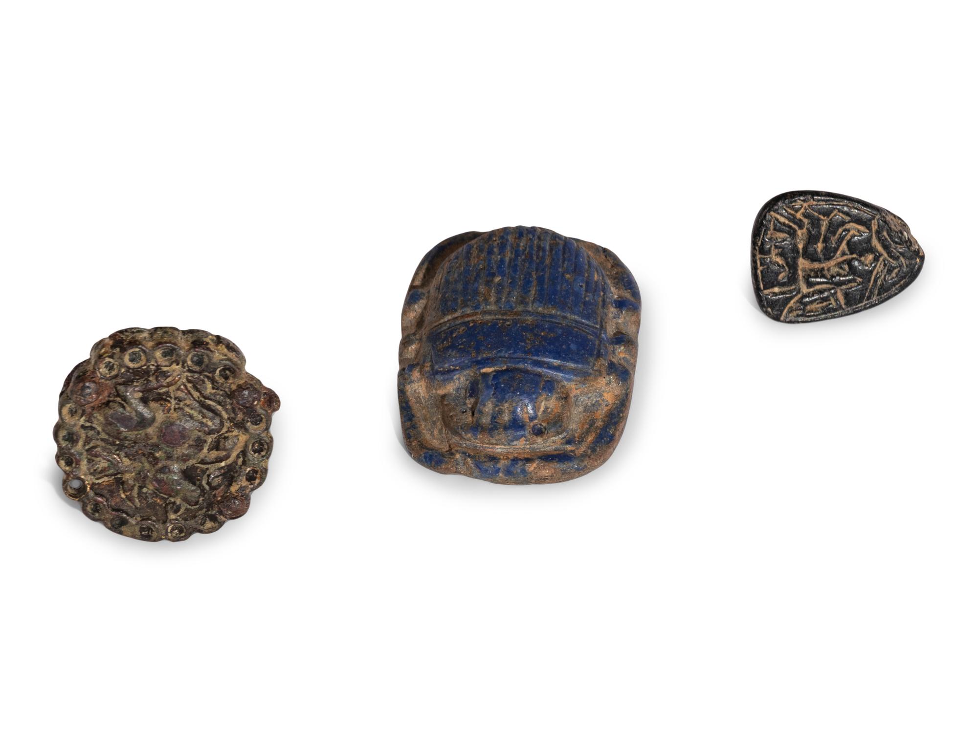A Group of Three Ancient Style Decorative Articles