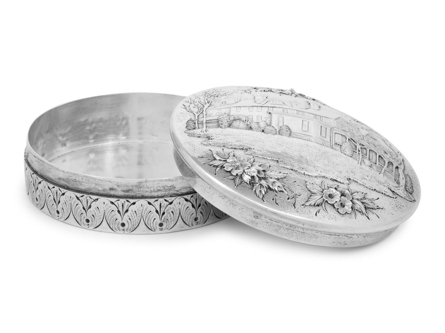 An S. Kirk & Son Silver Covered Box