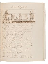[CHEMISTRY -- MANUSCRIPTS]. A group of 4 notebooks of student’s lecture notes, comprising: